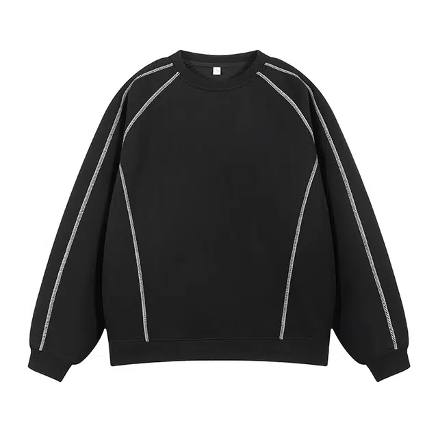 海尔斯 百搭潮流美式圆领宽松长袖简约卫衣 男款