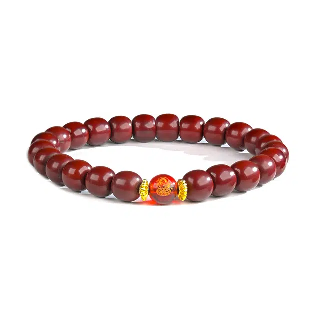 素于 时来运转国潮新中式五路财神小众百搭复古式国风平安招财纳福佛珠手饰轻奢好运念珠#好运 猴头核桃 手串 男女同款情侣款