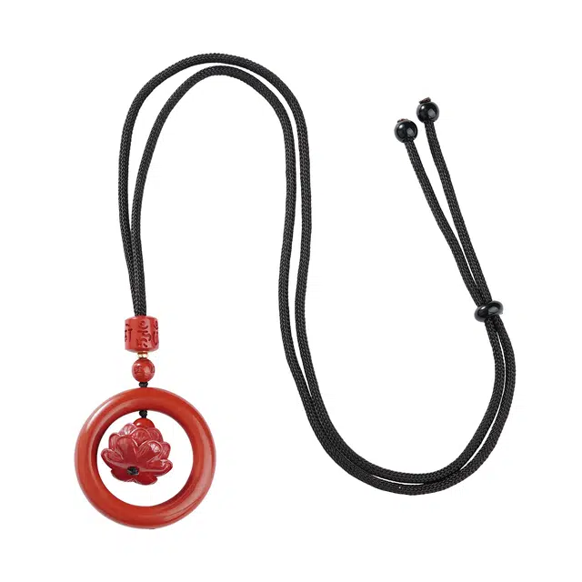 【布达拉宫文创】 布达拉宫 莲花佩饰 莲年吉祥 朱事大吉心之所向事事顺遂#平安#好运 朱砂 吊坠 男女同款情侣款