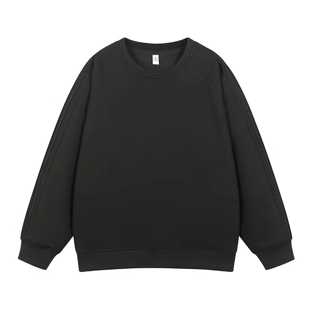 马员外 重磅情侣春秋款美式圆领宽松舒适百搭潮流时尚潮牌卫衣 男女同款
