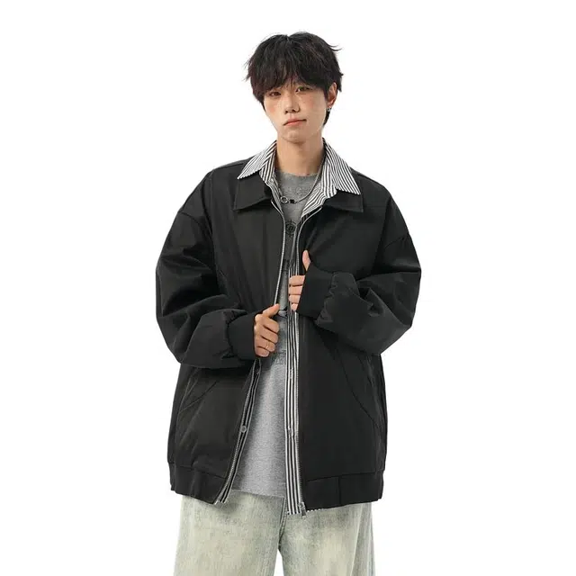 海尔斯 休闲时尚百搭简约精致细节夹克外套 男款