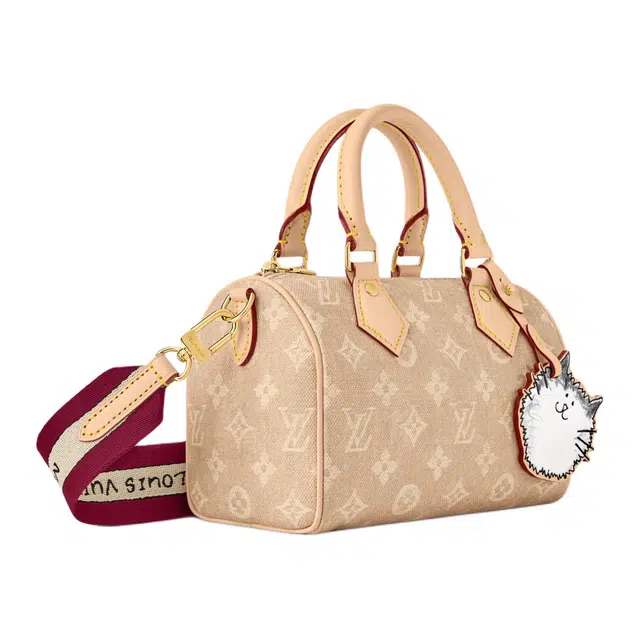 LOUIS VUITTON x Grace Coddington SpeedyCatogram 20 Meowgram