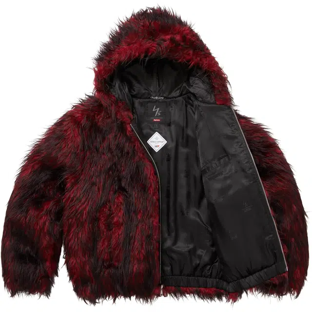 Supreme x Ys by Yohji Yamamoto FW25 WEEK3 Faux Fur WINDSTOPPER Hooded