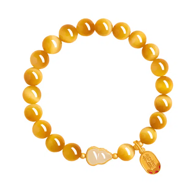 子婳 招财纳福诸事顺利情绪稳定能量满满时尚精致优雅奢华气质显白简约百搭手饰#好运 虎眼石 手串 女款