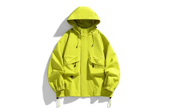 木林森 户外徒步防风防污四级防泼水科技面料透湿透气耐刮耐磨连帽单层冲锋外套夹克 男女同款