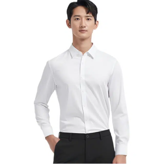 古鲨 商务休闲修身职业衬衣长袖衬衫 男款
