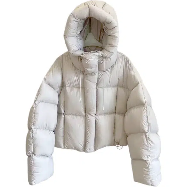 思蓓儿 美式复古面包服连帽棉外套爆款 棉服 女款