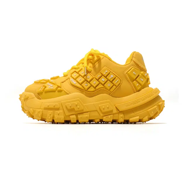 优艾莎 糖果色键盘鞋小众设计感厚底百搭运动风 老爹鞋 女