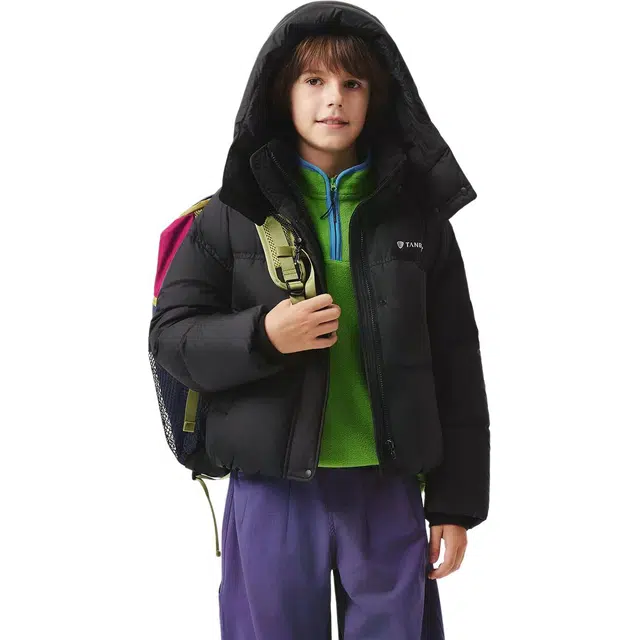 坦博尔 保暖耐脏蓬松面包服羽绒服 女款