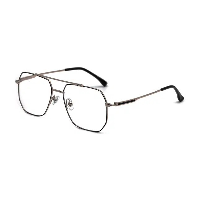 小罗弟 双梁大框 合金 不规则形 光学眼镜 男女同款情侣款