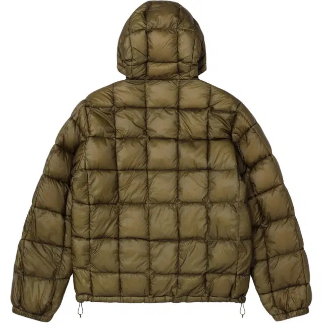 Stussy FW25 FW25 MIDWEIGHT HOODED PUFFER logo