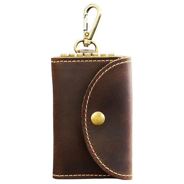 Simple&nature Vintage Leather Wallet Brown