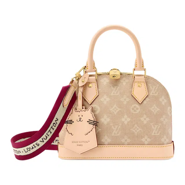 LOUIS VUITTON x Grace Coddington Alma BBCatogram Meowgram