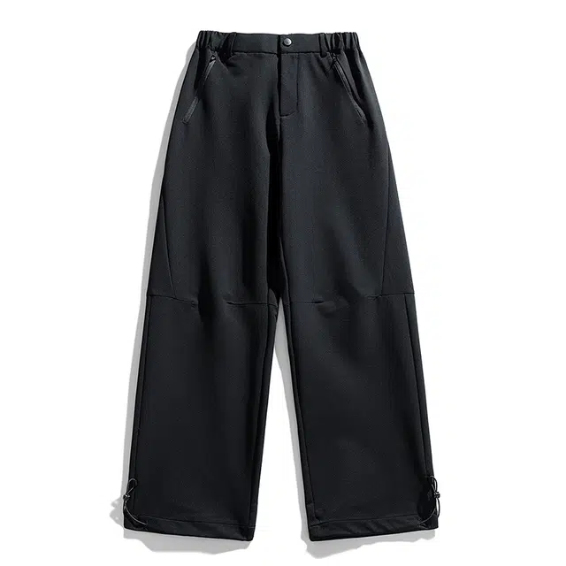 马员外 秋季阔腿裤百搭潮流高腰宽松直筒休闲裤 男女同款