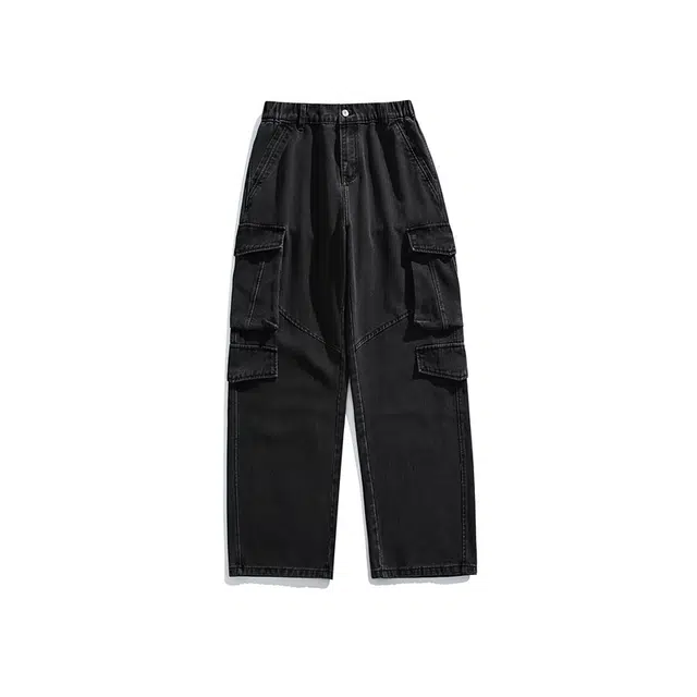 马员外 百搭水洗舒适潮流美式牛仔裤 男款