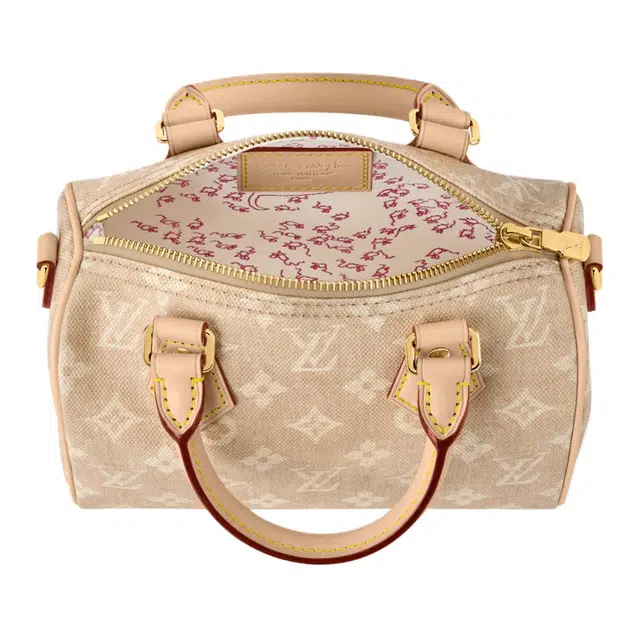 LOUIS VUITTON x Grace Coddington SpeedyCatogram 20 Meowgram