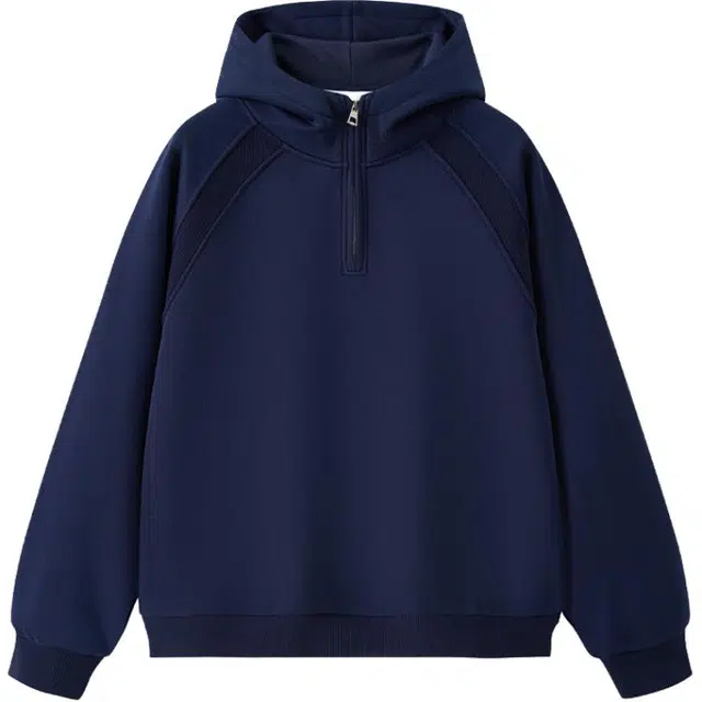 马员外 复古简约潮流长袖连帽百搭时尚简约宽松卫衣 男款