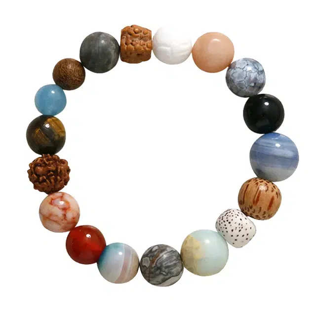 琛宬 【招财进宝】 多宝转运新中式国潮复古轻奢小众设计高级感精致简约百搭约会#上岸转运#好运 菩提籽 手串 男女同款情侣款