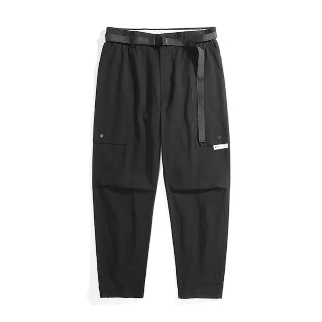 希越 秋冬纯棉美式复古潮牌宽松锥形休闲裤 男款