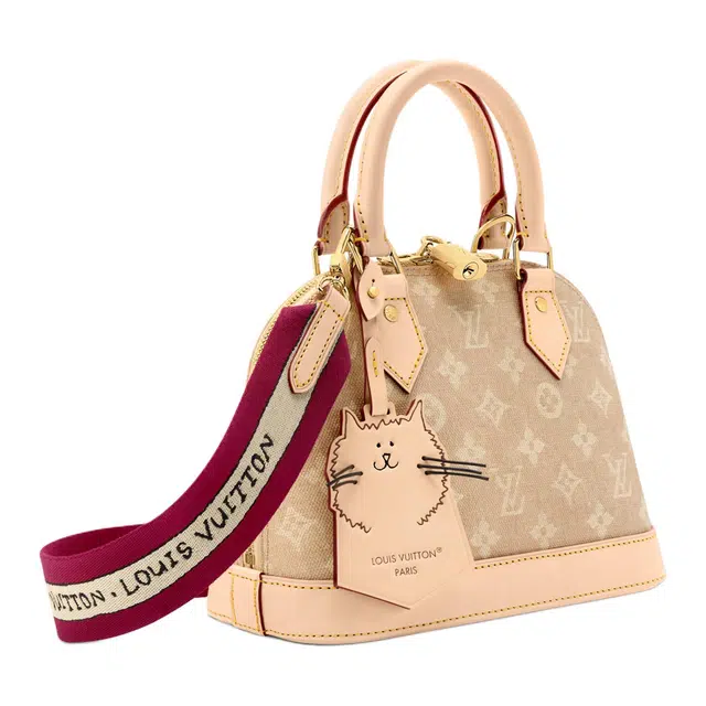 LOUIS VUITTON x Grace Coddington Alma BBCatogram Meowgram