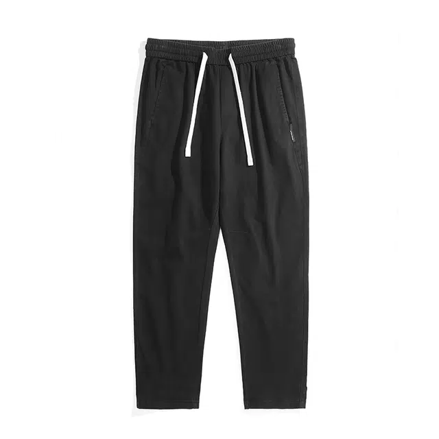 希越 日系弹力百搭运动锥形宽松休闲裤 男款