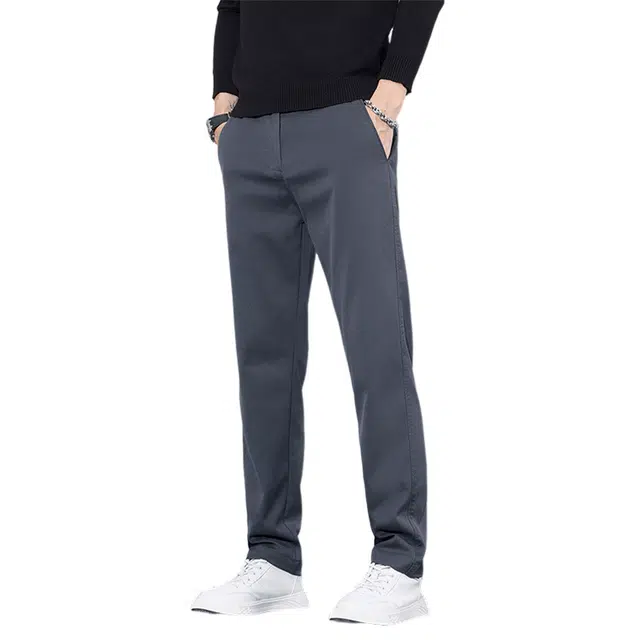 赛瀚 高端轻奢商务弹力修身休闲裤厚款百搭舒适男款潮流春秋亲肤长裤显瘦显高青少年高街通勤男装外穿高级感男裤 男女同款