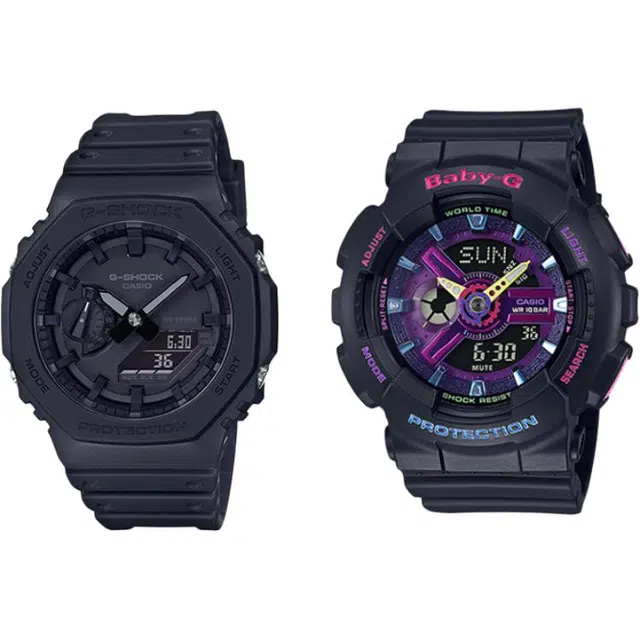 CASIO G-SHOCK BABY-G GA-2100-1A1+BA-110TM-1AER