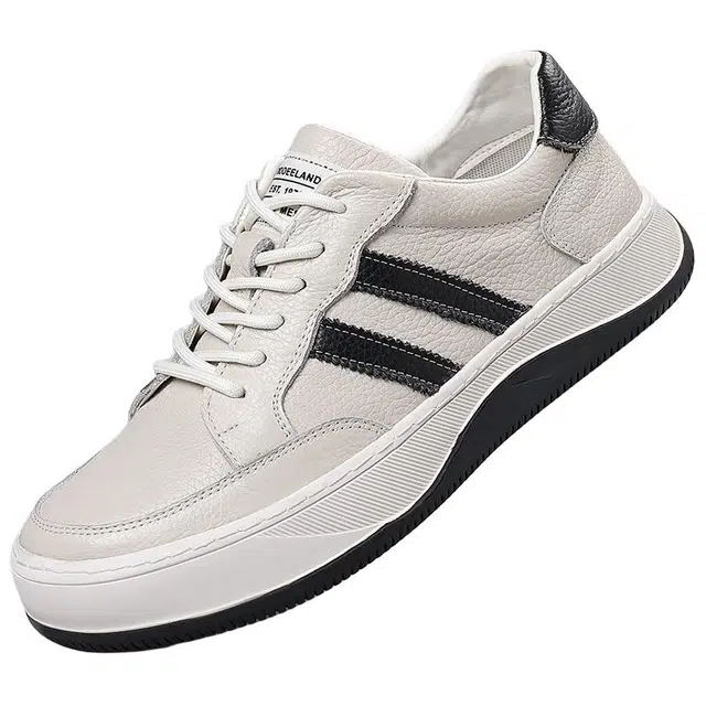 头层牛皮 透气高颜值男文艺青年商务通勤驾车旅游 低帮 板鞋 男款