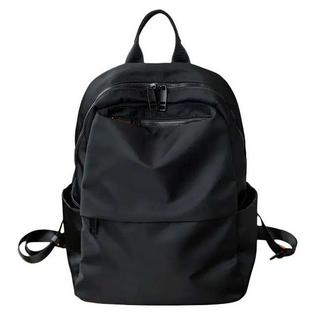 戈兰黛 轻便通勤旅行出游 聚酯纤维 双肩包 常规 男女同款情侣款 黑色