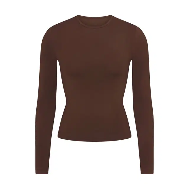 SKIMS SOFT SMOOTHING SEAMLESS LONG SLEEVE T-SHIRT FW25T
