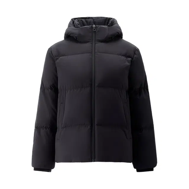 佐丹奴 三防控温蓄热可拆卸帽外套面包羽绒服 女款