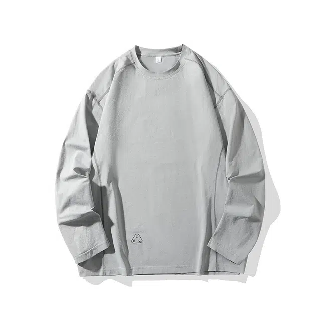 马员外 秋冬季休闲美式百搭长袖户外明线撞色防晒宽松开衫圆领针织衫 男女同款