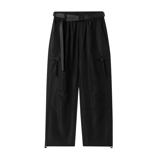 海尔斯 百搭潮流美式运动宽松纯色休闲裤 男款