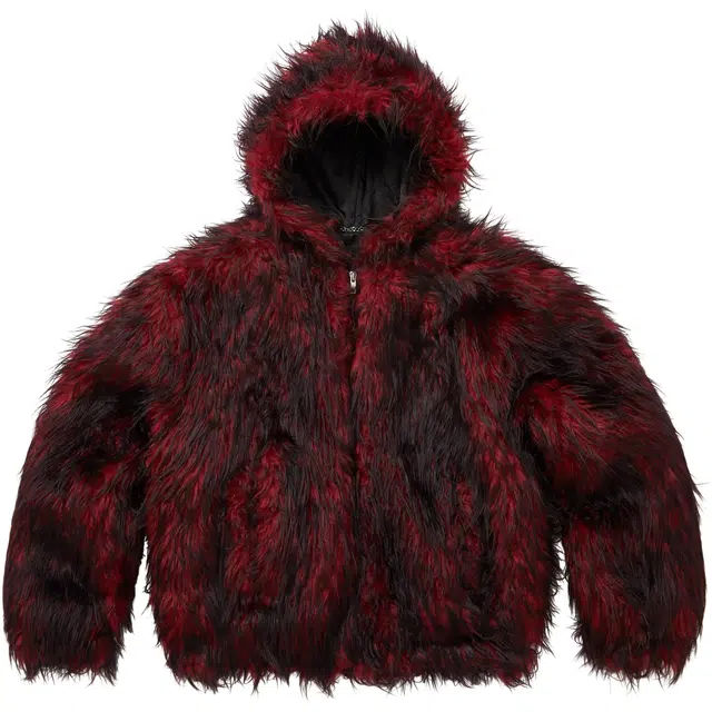 Supreme x Ys by Yohji Yamamoto FW25 WEEK3 Faux Fur WINDSTOPPER Hooded