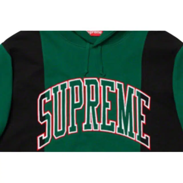 Supreme FW19 Week 4 Paneled Arc Hooded Sweatshirt Logo