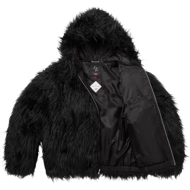 Supreme x Ys by Yohji Yamamoto FW25 WEEK3 Faux Fur WINDSTOPPER Hooded