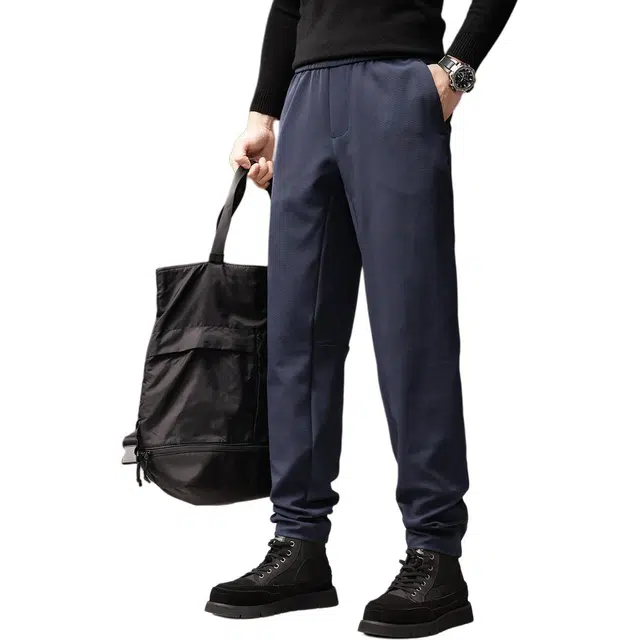 贵色 秋季 美式复古高街水洗做旧高端户外百搭基础款潮流宽松休闲裤 软壳 男女同款