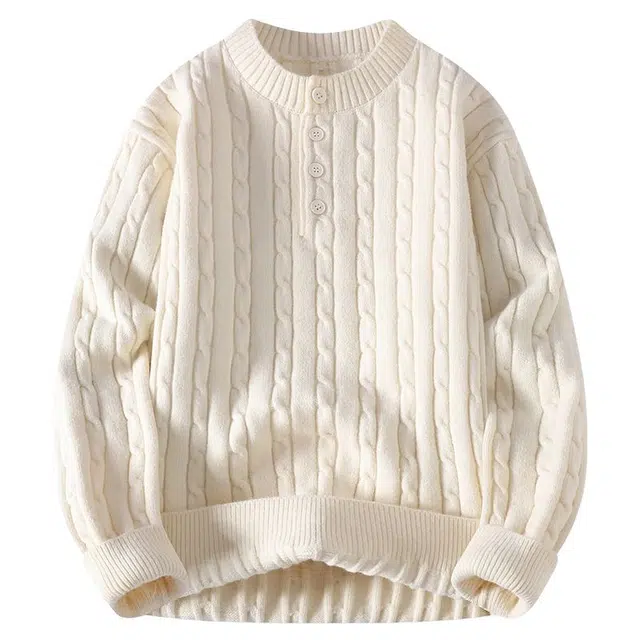 海尔斯 潮流内搭宽松针织衫 男款