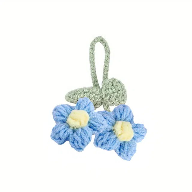 卡莱茵 清新蓝萌趣挂饰安抚陪伴钥匙扣 毛绒 挂件 男女同款情侣款