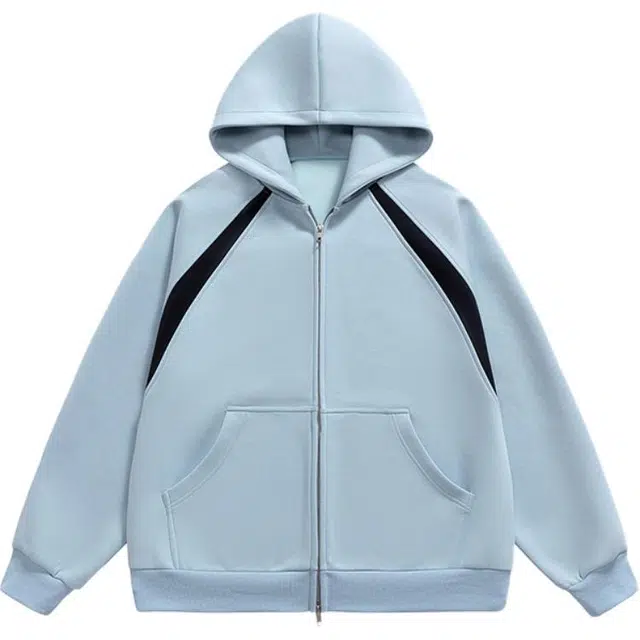 马员外 开衫休闲潮流都市宽松连帽卫衣 男女同款