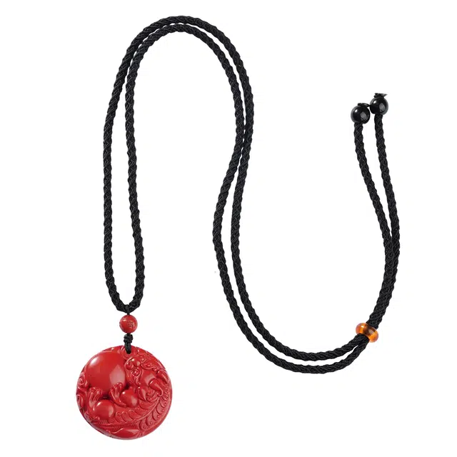 【布达拉宫文创】 布达拉宫 貔貅雕件佩饰广纳八方富贵照亮一切晦暗蕴藏繁荣生机#转运#招财#好运 朱砂 吊坠 男女同款情侣款