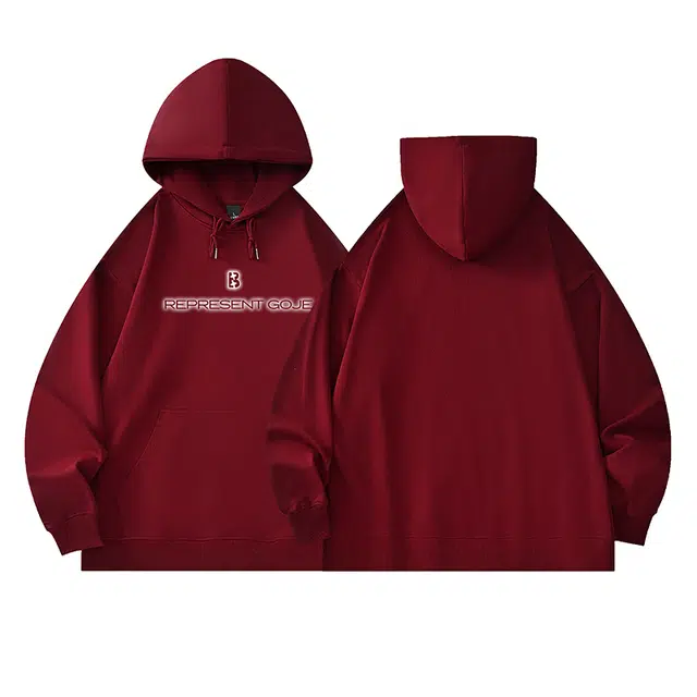 莫代尔 秋冬个性慵懒舒适遮肉设计感落肩嘻哈风百搭卫衣打底衣 男女同款