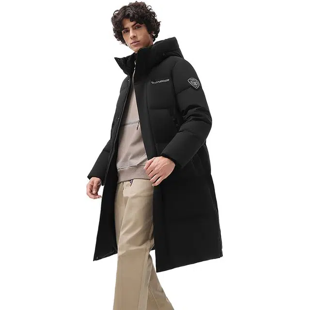 坦博尔 印花冬季连帽羽绒服 女款