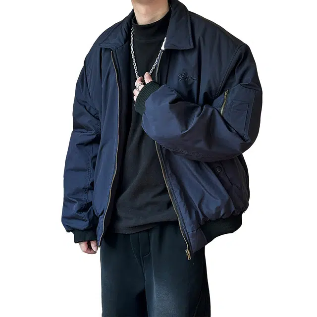 寻星记 美式复古潮牌多功能加厚宽松大码外套棉服 男女同款