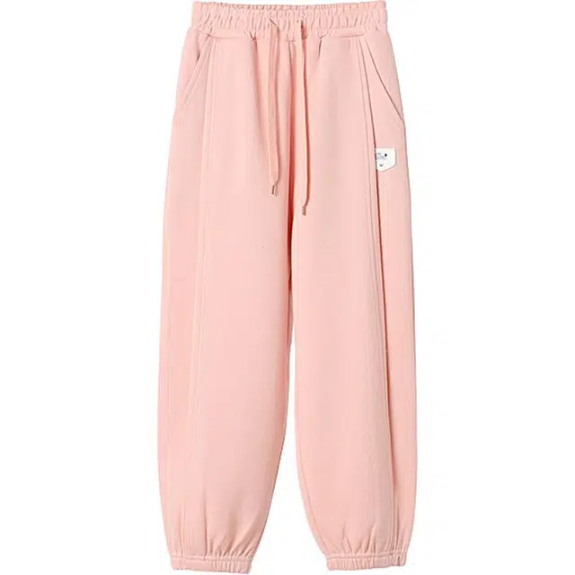 俞兆林卫裤 韩版新高弹舒适棉质休闲长裤时尚百搭春秋冬季运动童裤出行必备宽松 儿童款