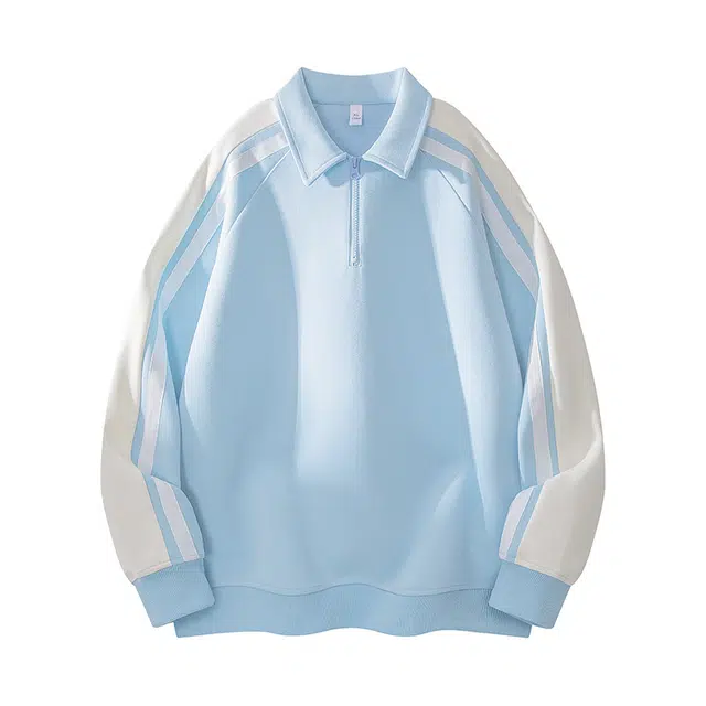 马员外 休闲百搭宽松翻领舒适卫衣 男女同款