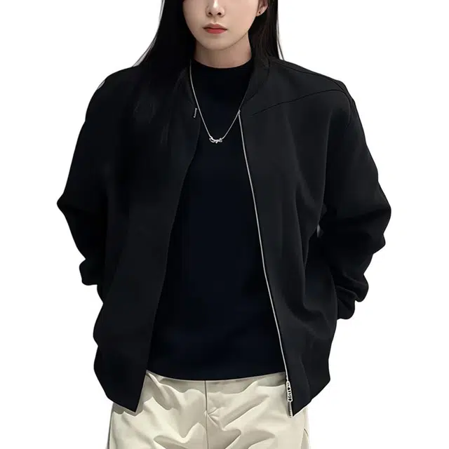 黑马漫画 红内解构工装棒球服男秋季美式飞行员外套高级感夹克 男女同款