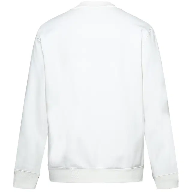 利郎 时尚都市加绒保暖圆领简约有型刺绣冬季卫衣 男款