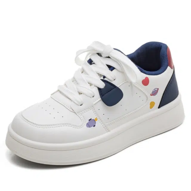 校园风多巴胺厚底舒适百搭小白鞋 板鞋 女