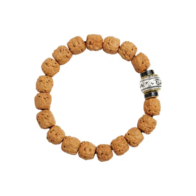 茂琼 万事顺遂八方来财新中式国潮复古高级文玩转运珠盘玩原籽尼泊尔精品三日红藏式文玩配饰念珠#好运 金刚菩提 手串 男女同款情侣款